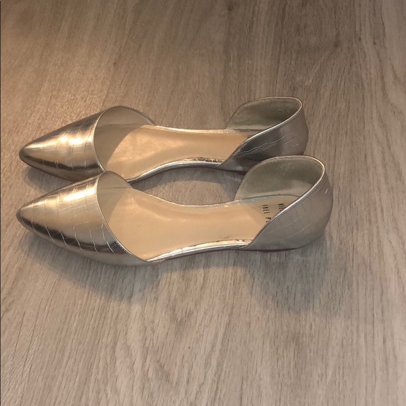 Free People x Nightwalker Silver Ballet Flats - Picture 2 of 4